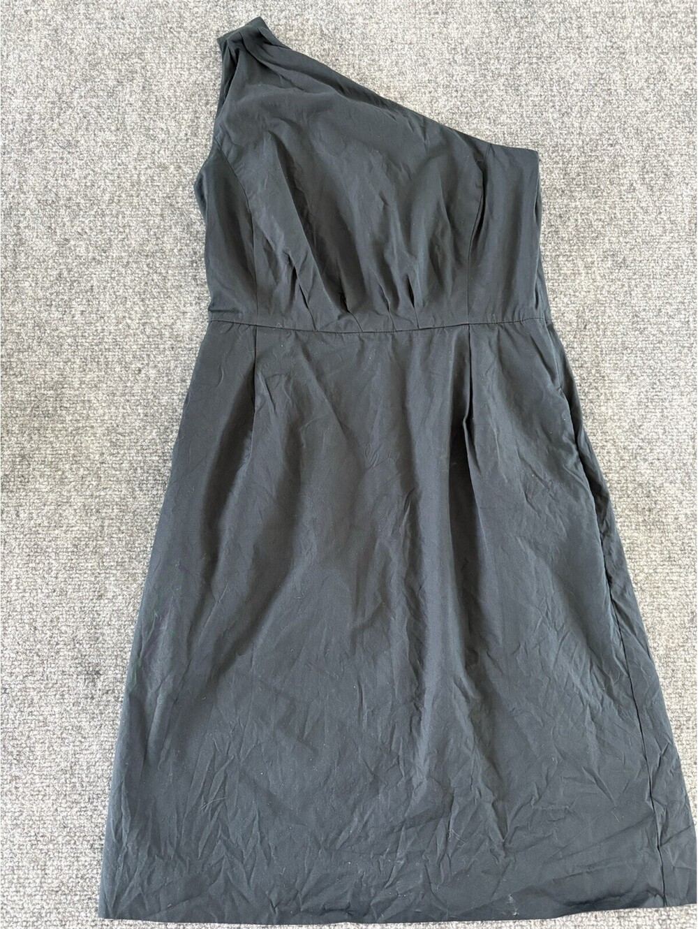 J. Crew Women’s Size 6 Asymmetrical Black Dress 0239